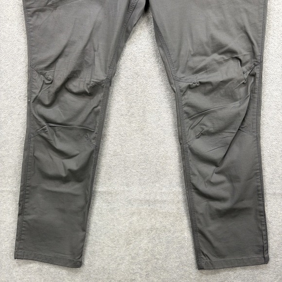 Carhartt Pants Mens 36x30* Steel Grey Force Twill 5 Pocket Relaxed Work Utility - Picture 4 of 12